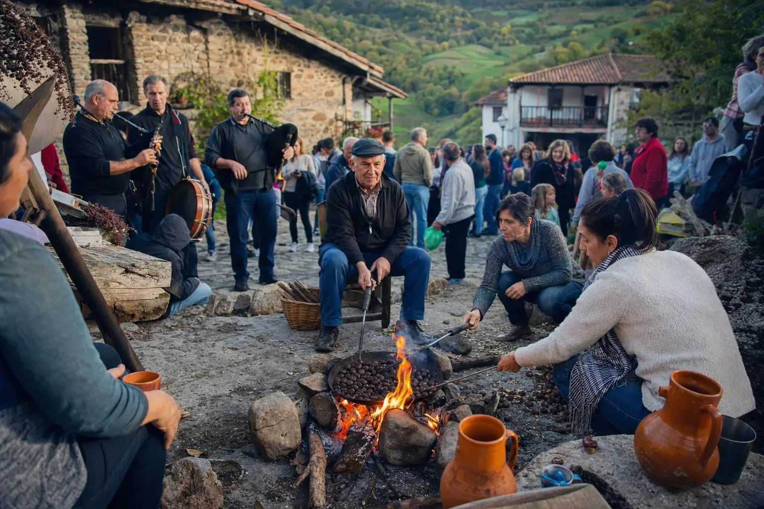 Amagüestu (Magosto) — Fiesta de la Castaña