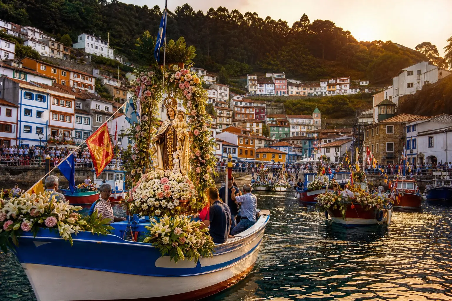 Fiesta del Carmen Cudillero — Patrona de los Marineros
