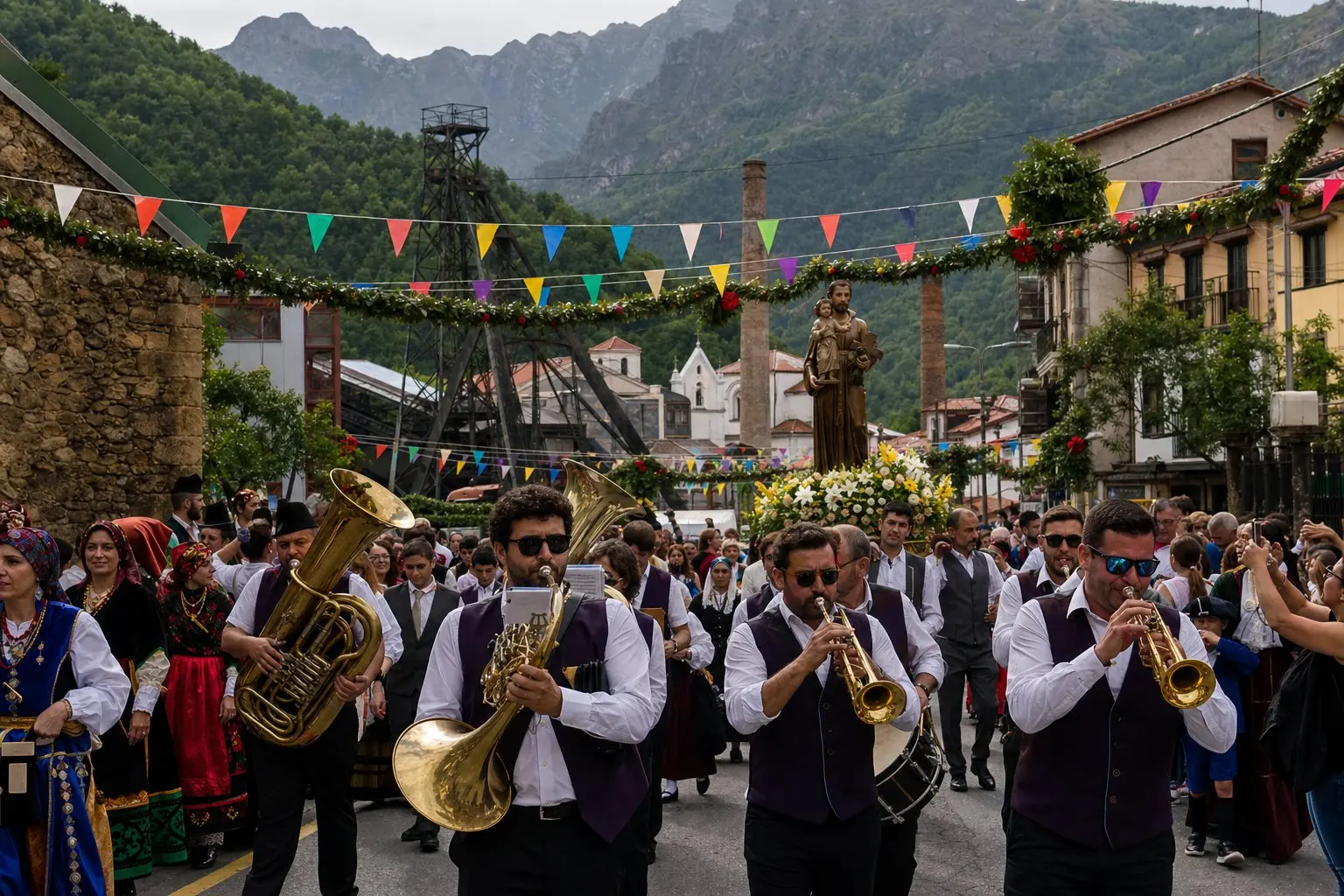 Fiestas de San José Obrero en Ujo