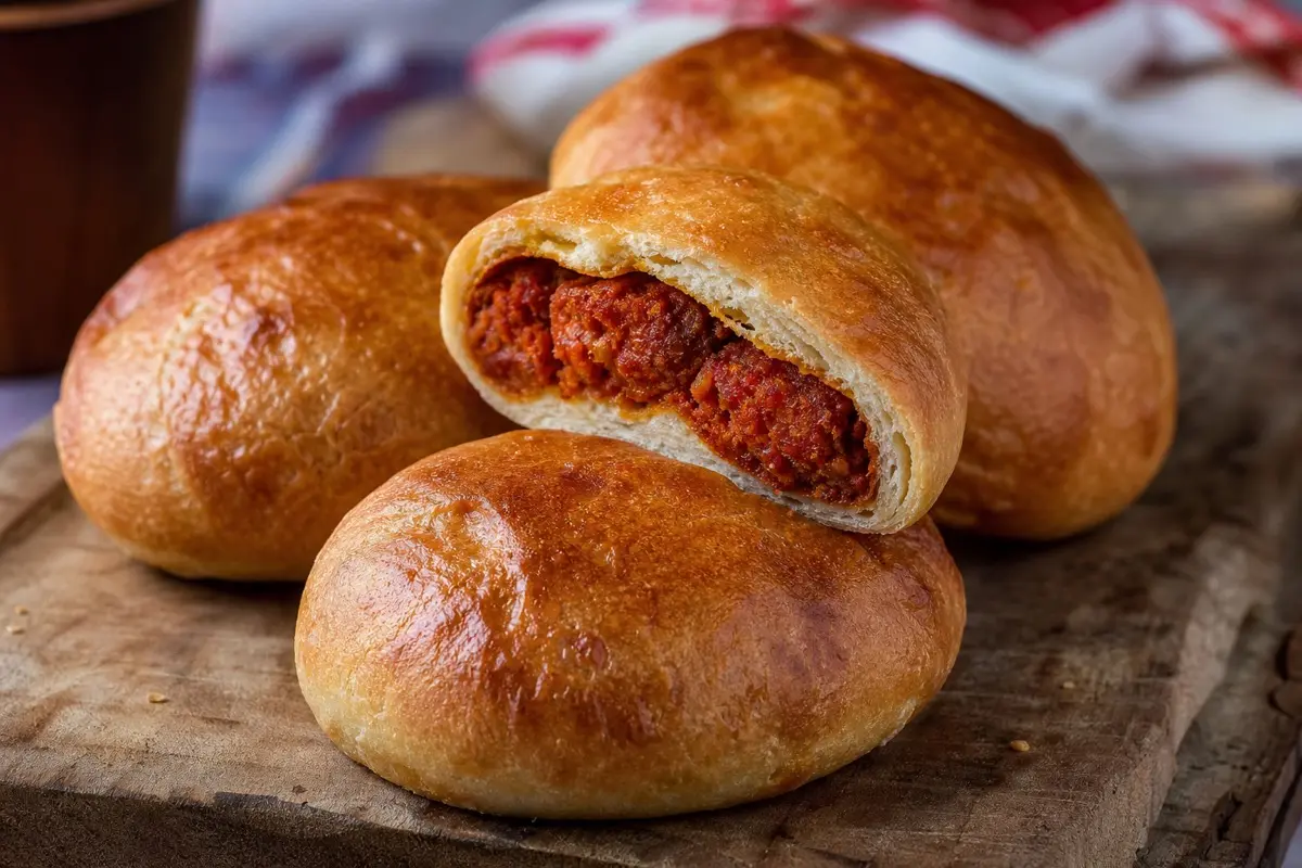 Bollos preñaos en air fryer