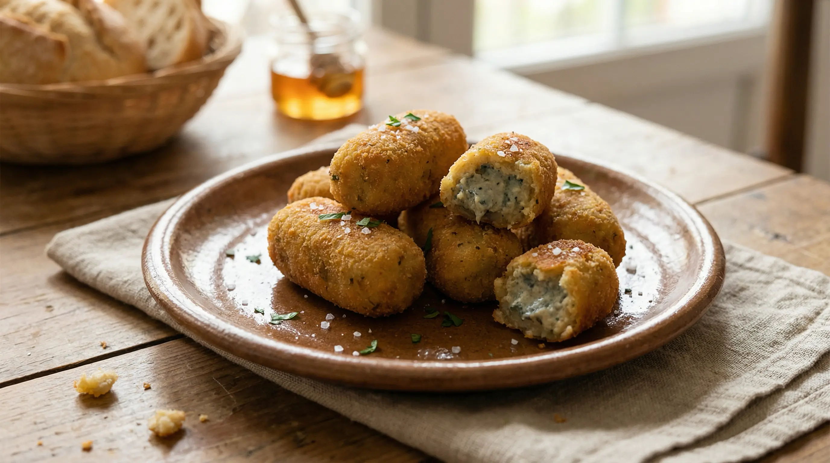 Croquetas de Cabrales Veganas