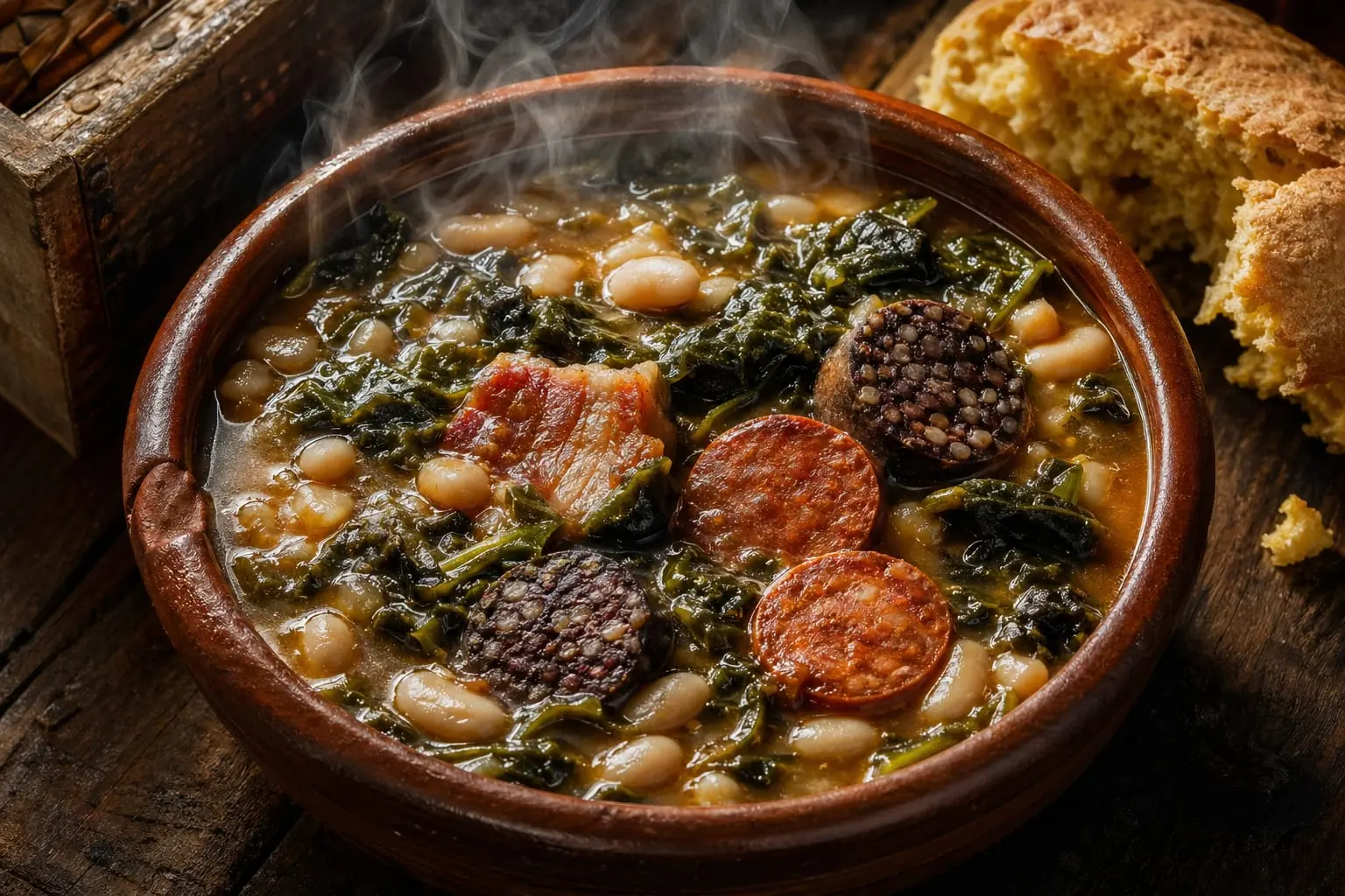 Pote Asturiano Tradicional: Receta con Berza y Compango